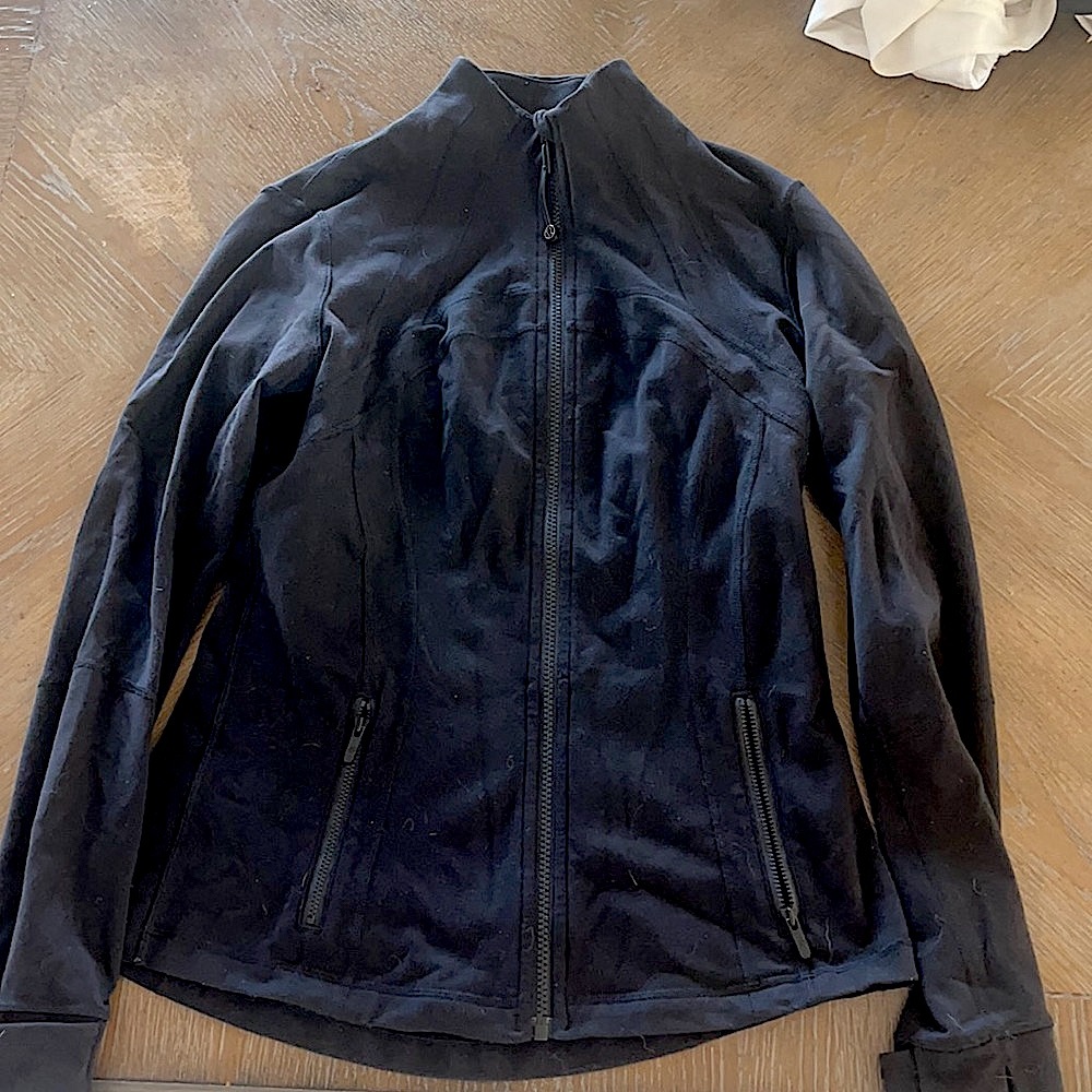black lulu define jacket no hood